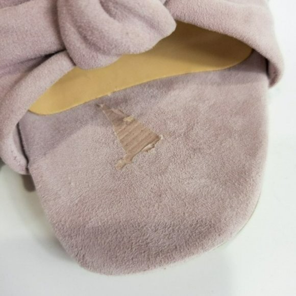 Sole Society Knotted Suede Sandals Lavendar-7.5 - Picture 4 of 6